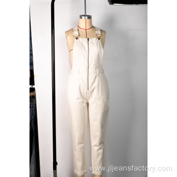 White Ladies Denim Suspenders Wholesale